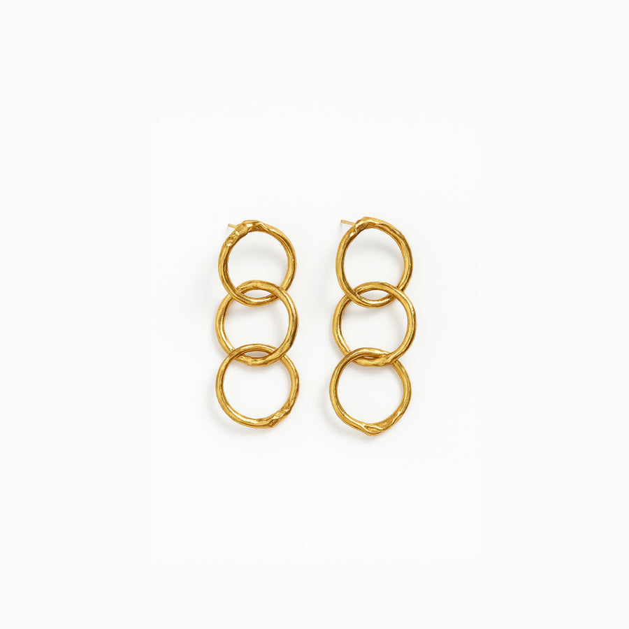 Aretes Micelio Triple